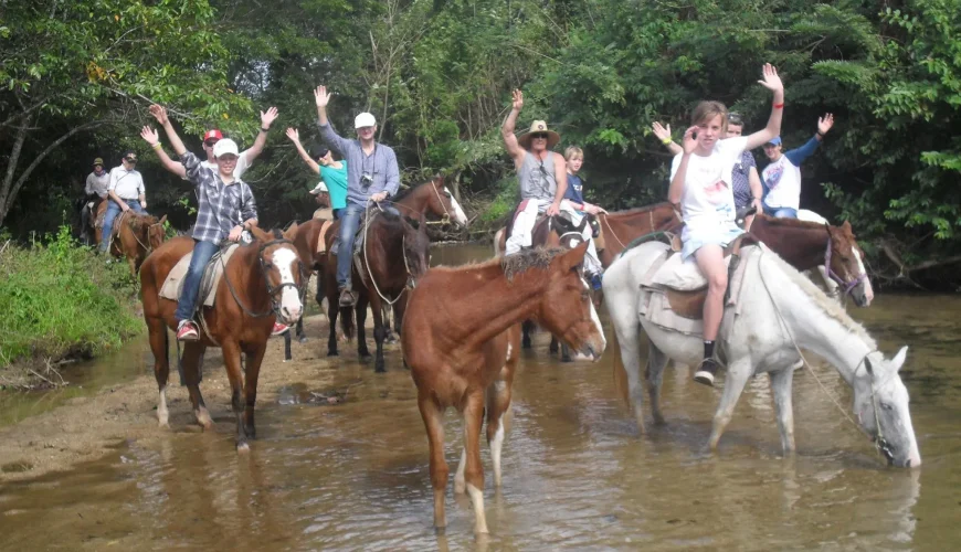 Coral Coast Horse Riding in Fiji with Fijian hooves and lovo delights