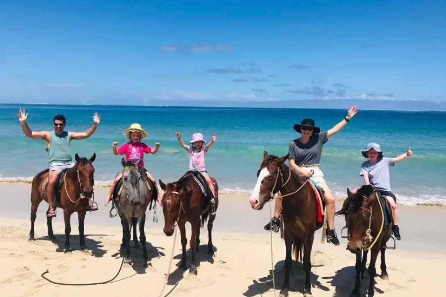 Natadola Beach Cross Country Horse Riding Fiji